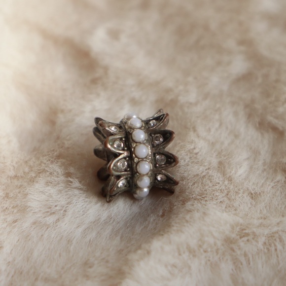 Brighton Pearl Diamond Spacer Charm - Picture 2 of 6